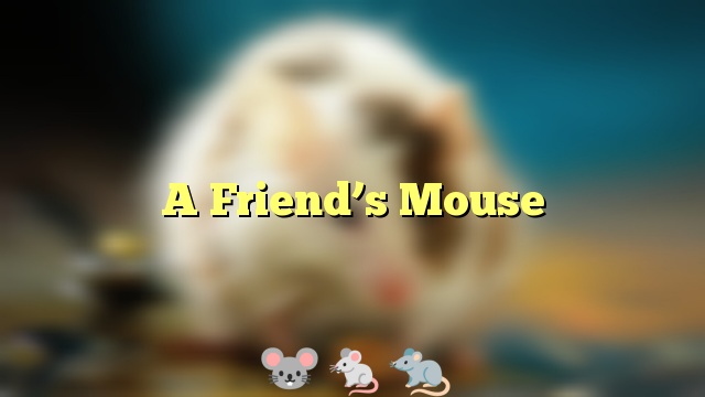 A Friend’s Mouse
